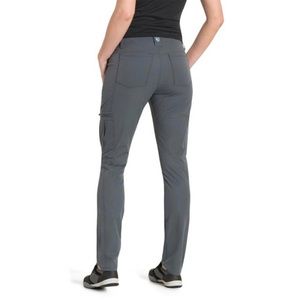 Kuhl Kurve Horizn Skinny Pants Reflex Softshell UPF 50 Slate Gray 0 Short NWT